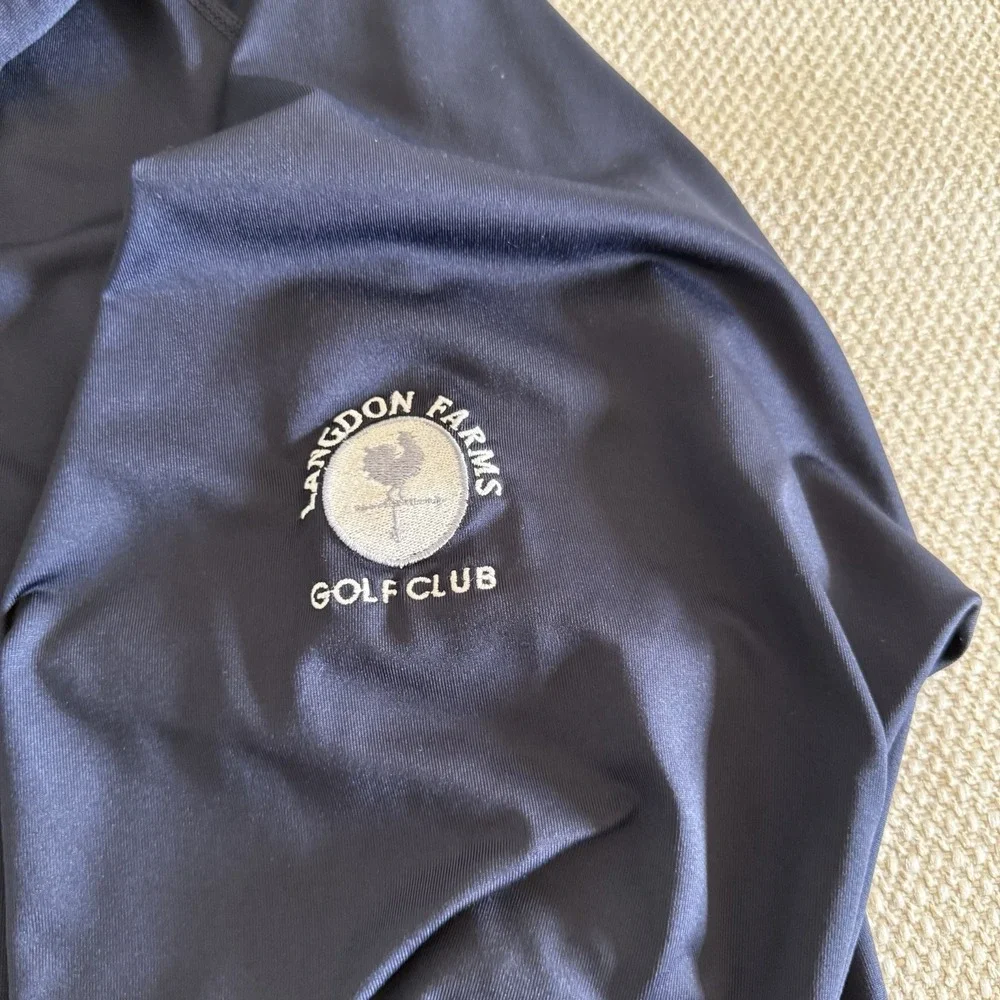 FootJoy Mens Langdon Farms‎ Golf Club Pullover Quarter Zip Performance Size XL